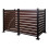 Clôture pour poubelles MCW-K57 8