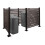 Clôture pour poubelles en aluminium MCW-K57 10