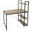 Bureau avec étagère MCW-K81 8