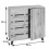 Commode MCW-M46 4