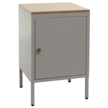 Nachttisch MCW-L84, Nachtschrank Kommode Beistelltisch Schrank, Metall 63x40x40cm, Melaminbeschichtet