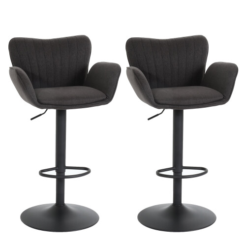 Tabourets de bar MCW-M67 (lot de 2)