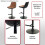 Tabouret de bar MCW-L85 (lot de 2) 2
