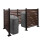 Clôture pour poubelles en aluminium MCW-K57 10