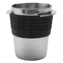 58 Mm Koffiedoseerbeker Snuffelmok voor Espressomachine Slijtvast Roestvrij Staal Koffiedoseerbeker-Zilver