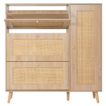Meuble à chaussures en rotin MCW-M37