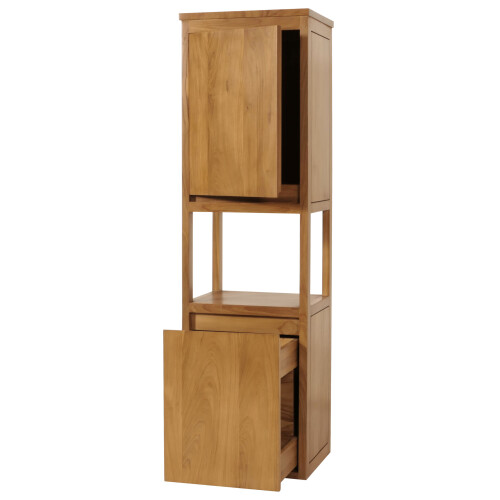 Armoire haute en teck MCW-M71
