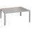 Table à manger en aluminium MCW-N40 1