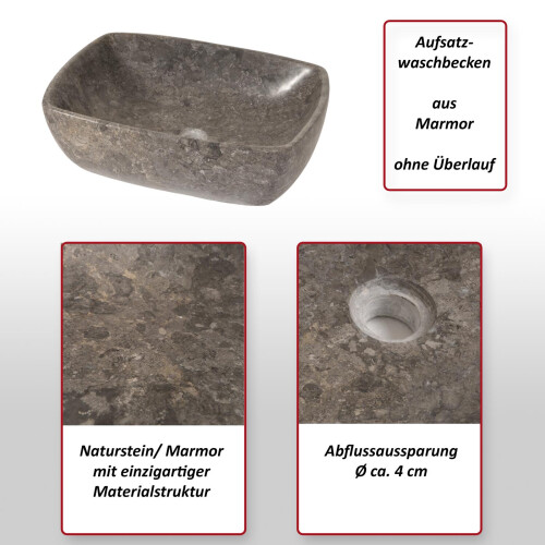 Lavabo en marbre MCW-M77 2