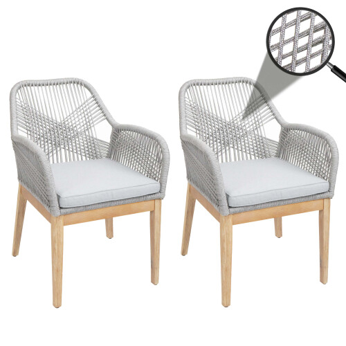 Chaise de jardin MCW-H56b (lot de 2) 1