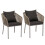 Chaise de jardin MCW-N41 (lot de 2) 1
