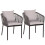 Chaise de jardin MCW-N41 (lot de 2) 1