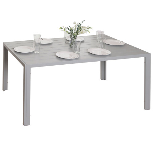 Table à manger en aluminium MCW-N40 1