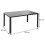 Table à manger en aluminium MCW-N40 4