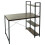 Bureau avec étagère MCW-K81 9
