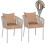 Chaise de jardin MCW-N41 (lot de 2) 2
