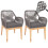 Chaise de jardin MCW-H56b (lot de 2) 2