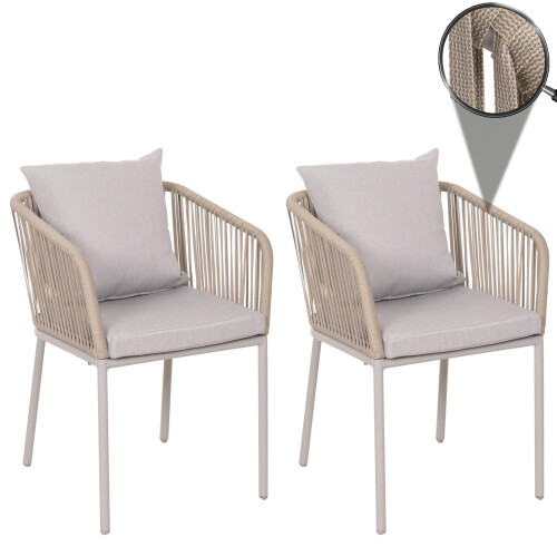 Chaise de jardin MCW-N41 (lot de 2) 1