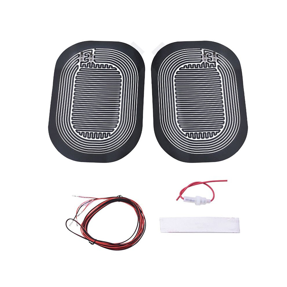 Car Side Wing Mirror Heating Pad 12V Universal Rearview Mirror Mist Demister Quick Warm Mirrors Defogger 6031962695281