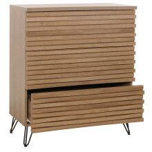 Kommode MCW-M49, Sideboard Schrank Highboard, 3D-Design 3 Schubladen MDF Metall 94x80x45cm