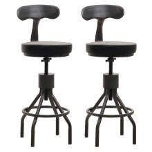 Lot de 2 tabourets de bar MCW-N22
