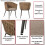 Chaise de jardin MCW-N38 (lot de 2) 3