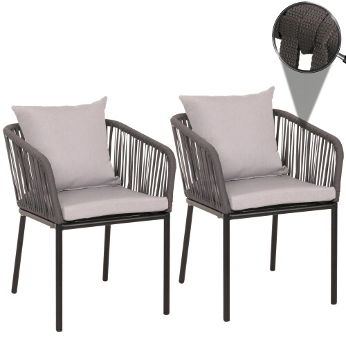Chaise de jardin MCW-N41 (lot de 2) 1