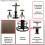 Set table de bar + 2x tabourets de bar MCW-N17 3