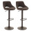 Lot de 2 tabourets de bar MCW-N64 1
