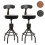 Lot de 2 tabourets de bar MCW-N22 8