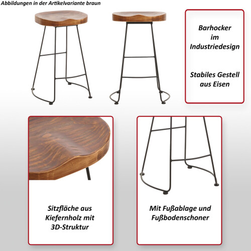 Tabouret de bar MCW-N25 1