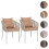 Chaise de jardin MCW-N41 (lot de 2) 11