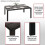 Table à manger en aluminium MCW-N40 3