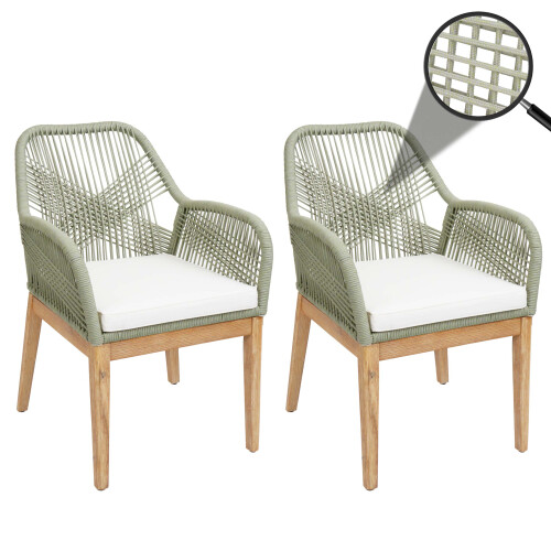 Chaise de jardin MCW-H56b (lot de 2) 1