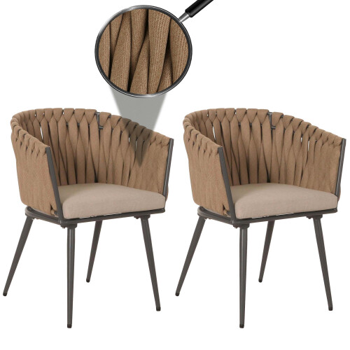 Chaise de jardin MCW-N38 (lot de 2) 1