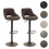 Lot de 2 tabourets de bar MCW-N64 6