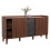 Sideboard MCW-M48, Kommode, Schiebetür Staufach, MDF 81x150x40cm 2