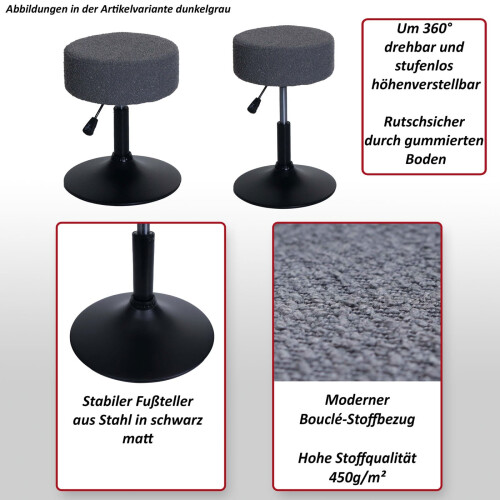 Tabouret MCW-C22 (lot de 2) 2