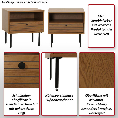 Table de chevet MCW-N78 2