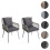 Chaise de jardin MCW-O12 (lot de 2) 11