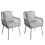 Chaise de jardin MCW-O12 (lot de 2) 1