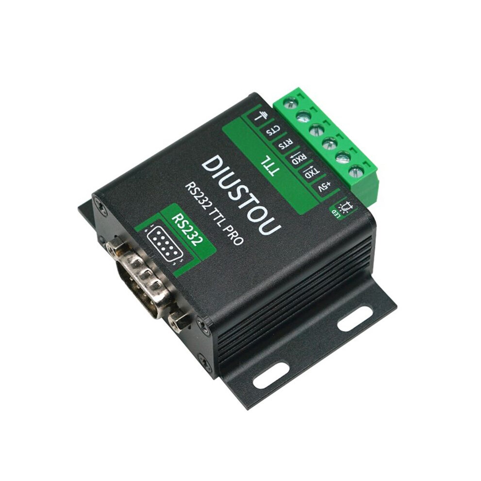 Rs232 To Ttl Isolated Converter Serial Port Module Ttl To 232 Interface Conversion Module Black 6033071308113