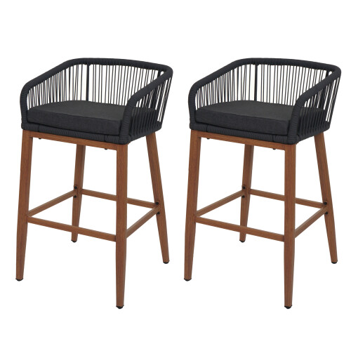 Tabouret de bar MCW-O22 (lot de 2)