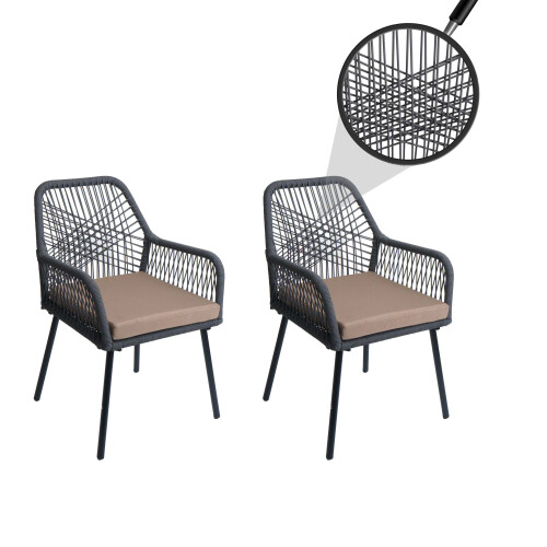 Chaise de jardin MCW-O12 (lot de 2) 1