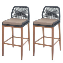 Tabouret de bar MCW-O21 (lot de 2)