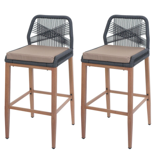 Tabouret de bar MCW-O21 (lot de 2)