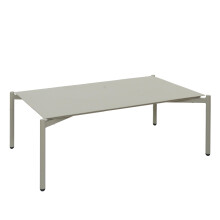 Aluminium-Gartentisch MCW-O11, Outdoor Kaffetisch Tisch Balkontisch, 105x65cm