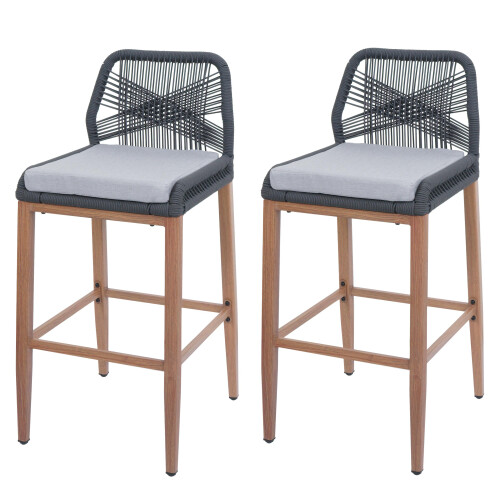 Tabouret de bar MCW-O21 (lot de 2)