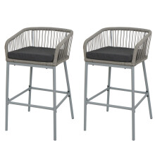Tabouret de bar MCW-O22 (lot de 2)