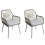 Chaise de jardin MCW-O12 (lot de 2) 1